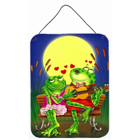 Carolines Treasures Frog Love Songs Wall or Door Hanging Prints APH0522DS1216